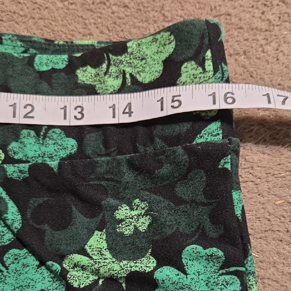 SP2 EUC Full Length Legging Sz L/XL Wide Band Pull-on Clovers Stretchy Soft - Picture 5 of 8